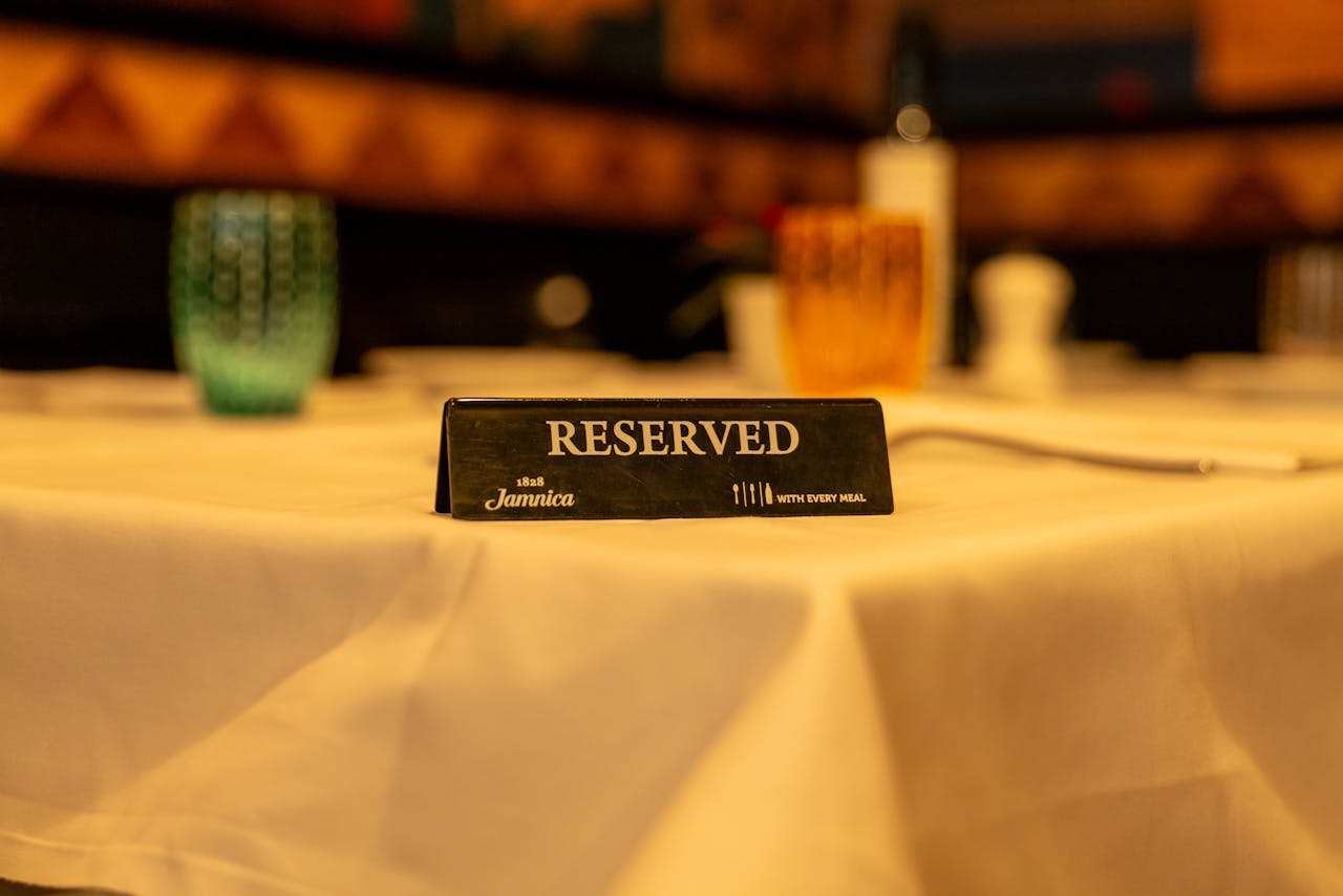 Eenvoudig een plek in het restaurant reserveren